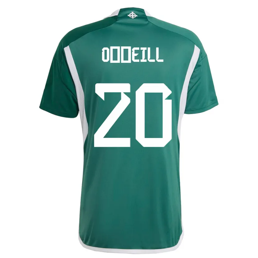 Danxen Hombre Camiseta Irlanda Del Norte Ceadach O’neill #20 Verde 1ª Equipación 24-26 La Camisa