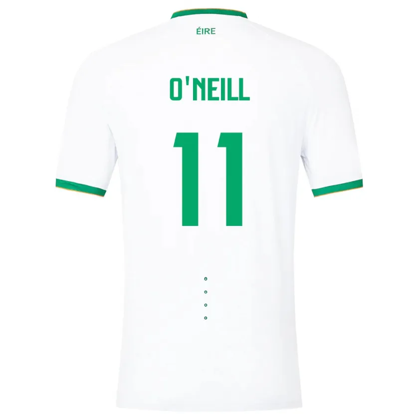 Danxen Hombre Camiseta Irlanda Ollie O'neill #11 Blanco 2ª Equipación 24-26 La Camisa