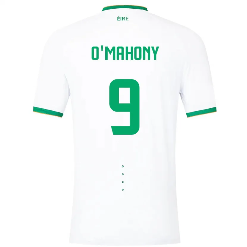 Danxen Hombre Camiseta Irlanda Mark O'mahony #9 Blanco 2ª Equipación 24-26 La Camisa