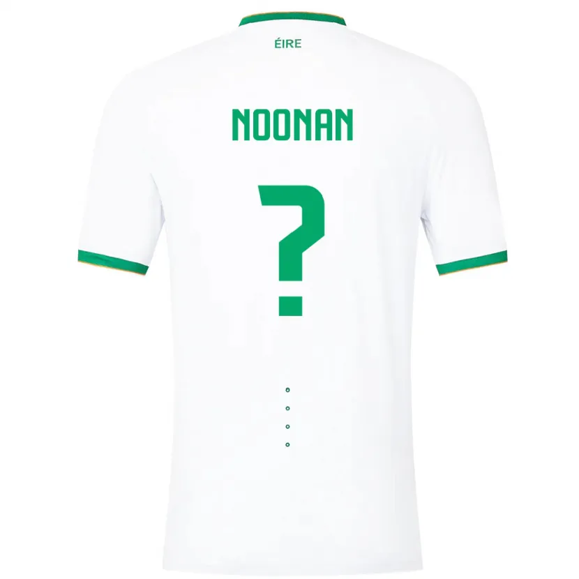 Danxen Hombre Camiseta Irlanda Saoirse Noonan #0 Blanco 2ª Equipación 24-26 La Camisa