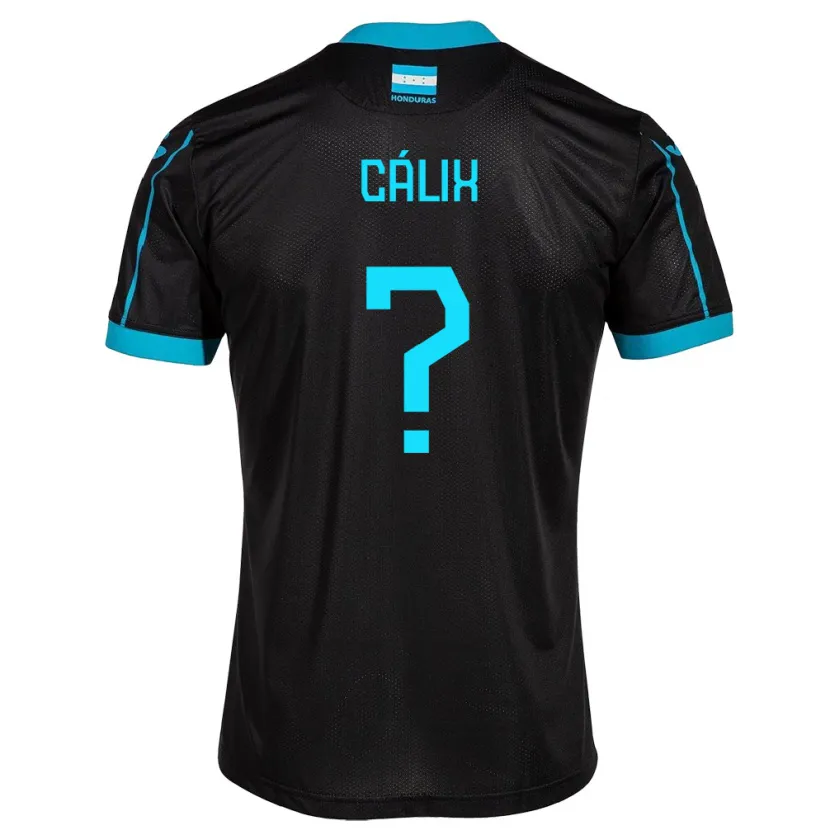 Danxen Hombre Camiseta Honduras Karla Cálix #0 Negro 2ª Equipación 24-26 La Camisa