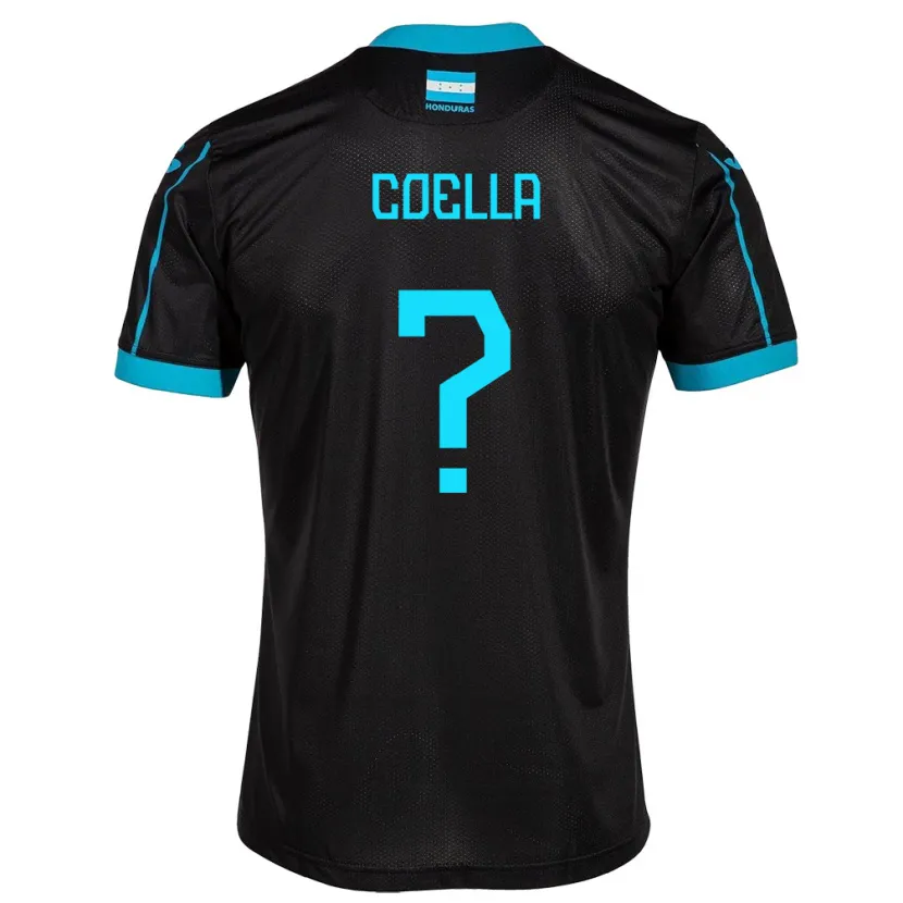 Danxen Hombre Camiseta Honduras Suzana Coella #0 Negro 2ª Equipación 24-26 La Camisa