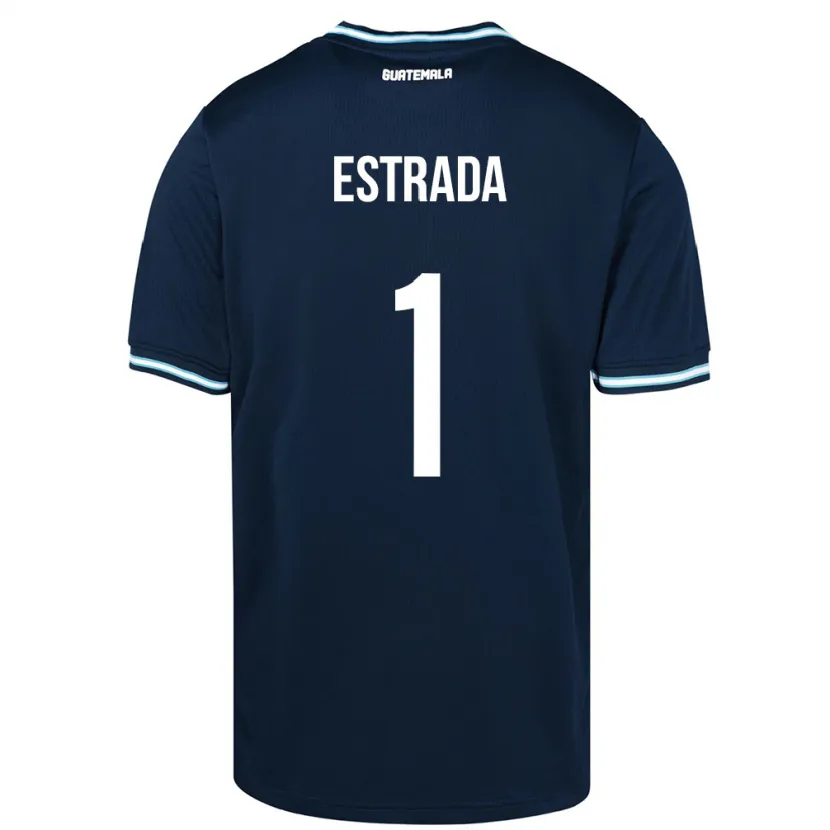 Danxen Hombre Camiseta Guatemala Alexia Estrada #1 Azul 2ª Equipación 24-26 La Camisa