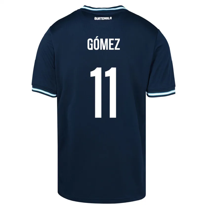 Danxen Hombre Camiseta Guatemala Savianna Gómez #11 Azul 2ª Equipación 24-26 La Camisa