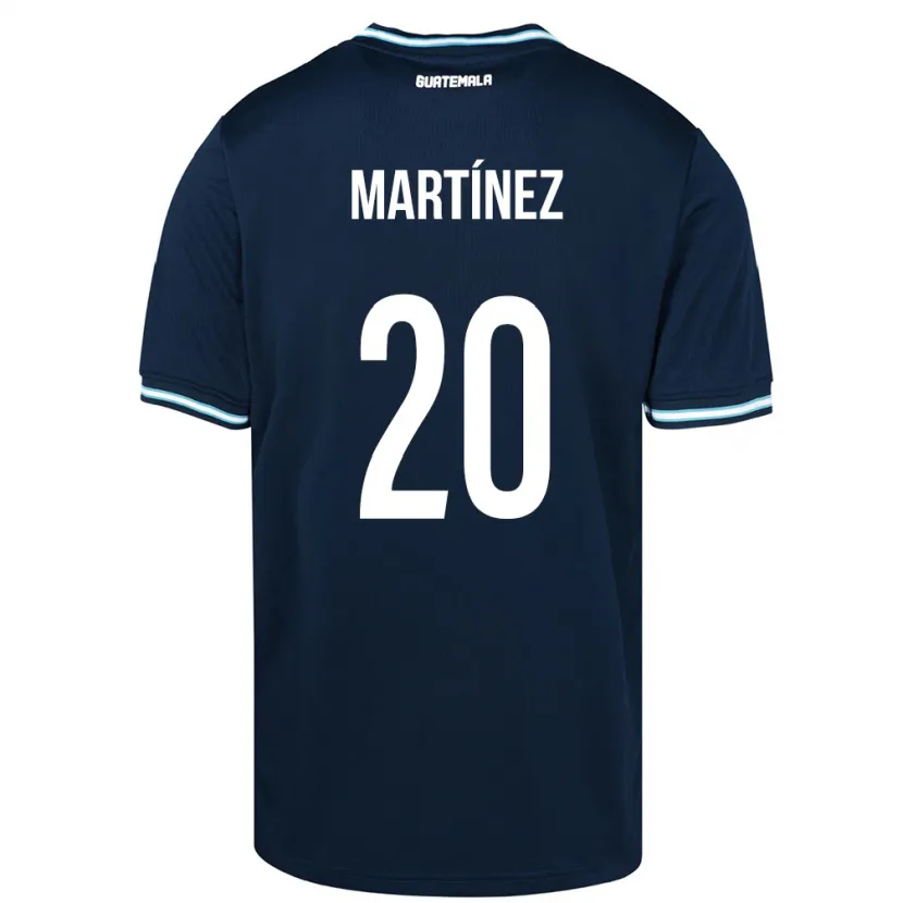 Danxen Hombre Camiseta Guatemala Ana Lucía Martínez #20 Azul 2ª Equipación 24-26 La Camisa