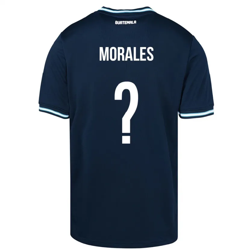 Danxen Hombre Camiseta Guatemala Karla Morales #0 Azul 2ª Equipación 24-26 La Camisa