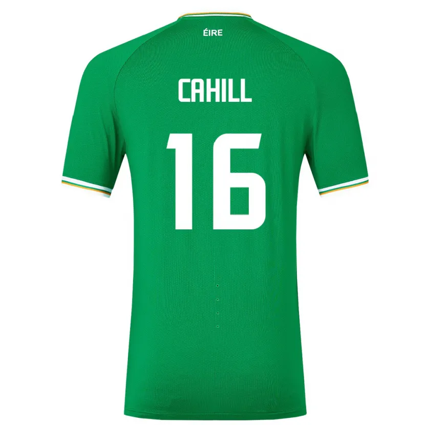 Danxen Mujer Camiseta Irlanda Killian Cahill #16 Verde 1ª Equipación 24-26 La Camisa