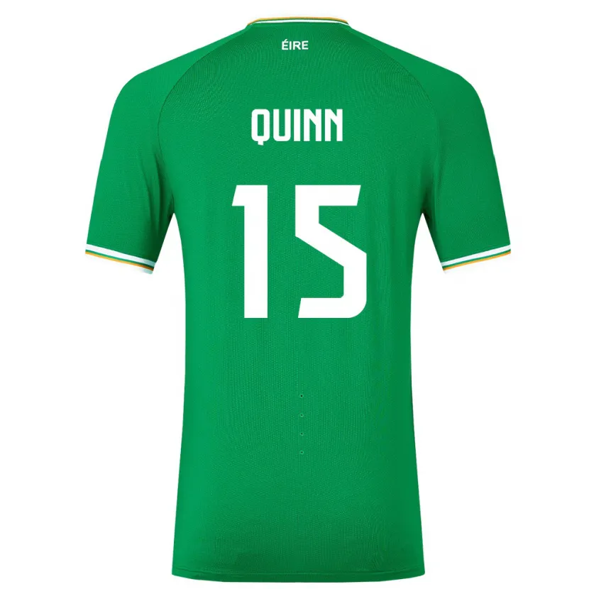 Danxen Mujer Camiseta Irlanda Lucy Quinn #15 Verde 1ª Equipación 24-26 La Camisa