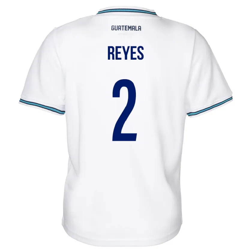 Danxen Mujer Camiseta Guatemala Samantha Reyes #2 Blanco 1ª Equipación 24-26 La Camisa