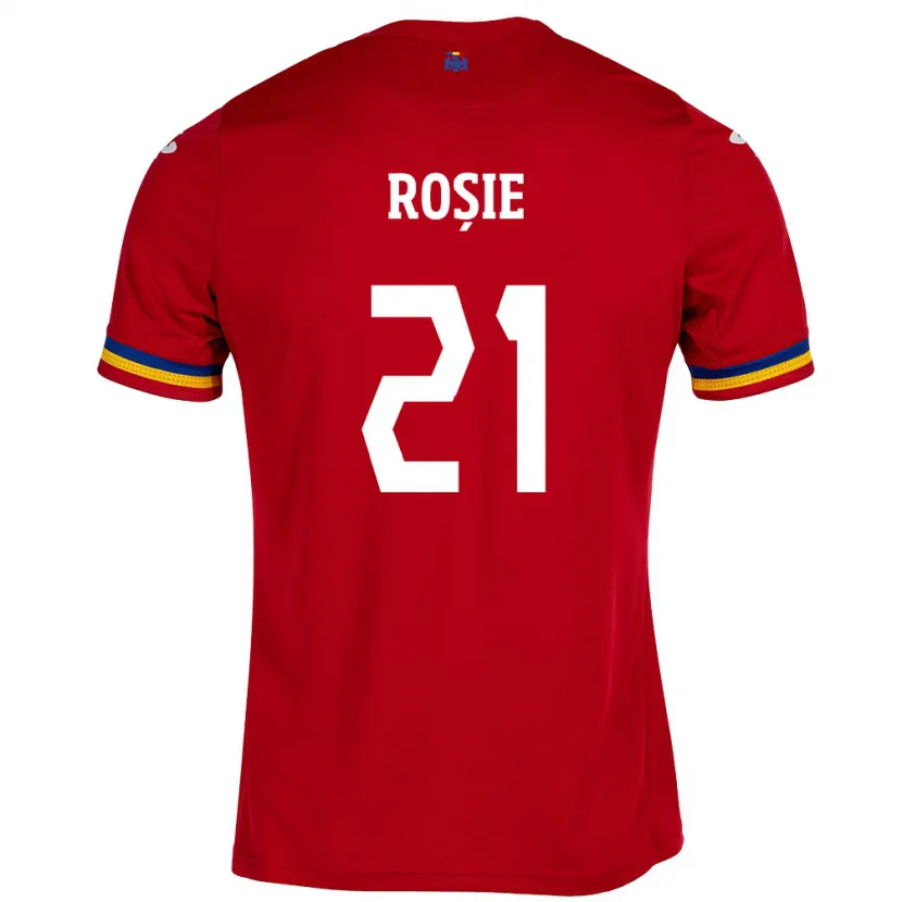 Danxen Mujer Camiseta Rumania Genoveva Roșie #21 Rojo 2ª Equipación 24-26 La Camisa