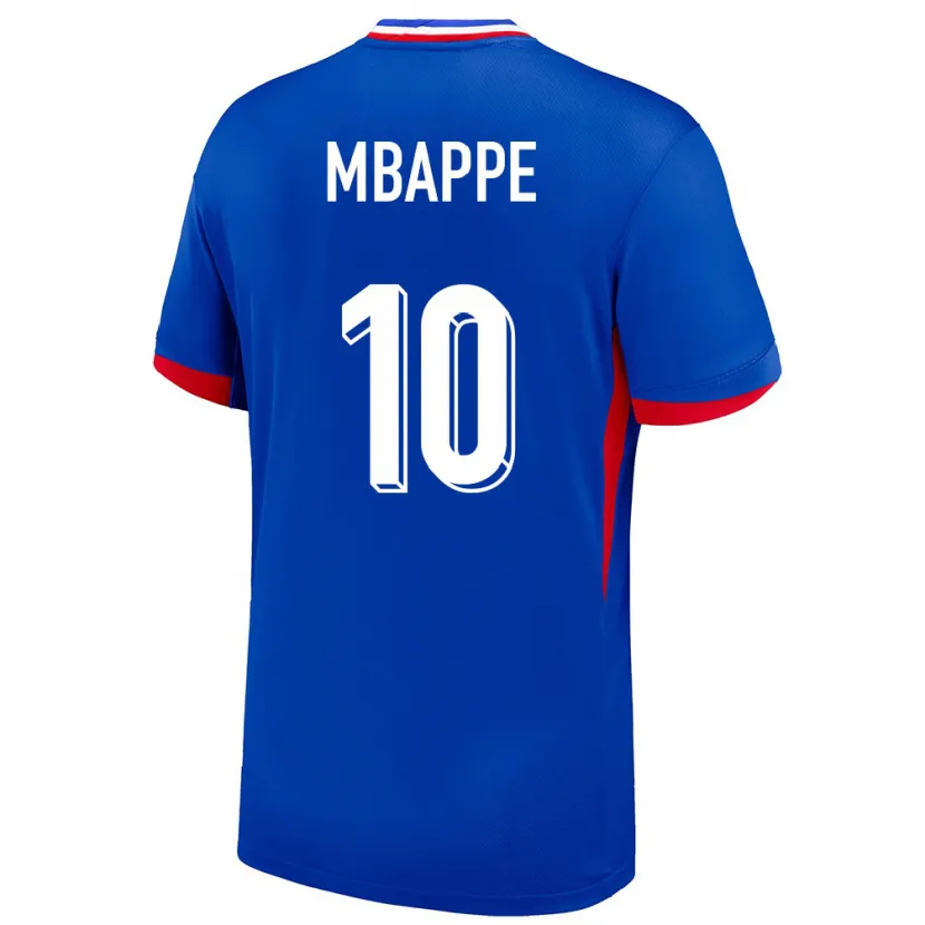 Danxen Niño Camiseta Francia Kylian Mbappe #10 Azul 1ª Equipación 24-26 La Camisa