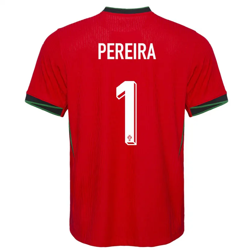 Danxen Niño Camiseta Portugal Ines Pereira #1 Rojo 1ª Equipación 24-26 La Camisa