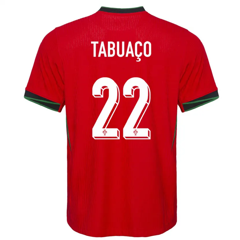 Danxen Niño Camiseta Portugal Goncalo Tabuaco #22 Rojo 1ª Equipación 24-26 La Camisa
