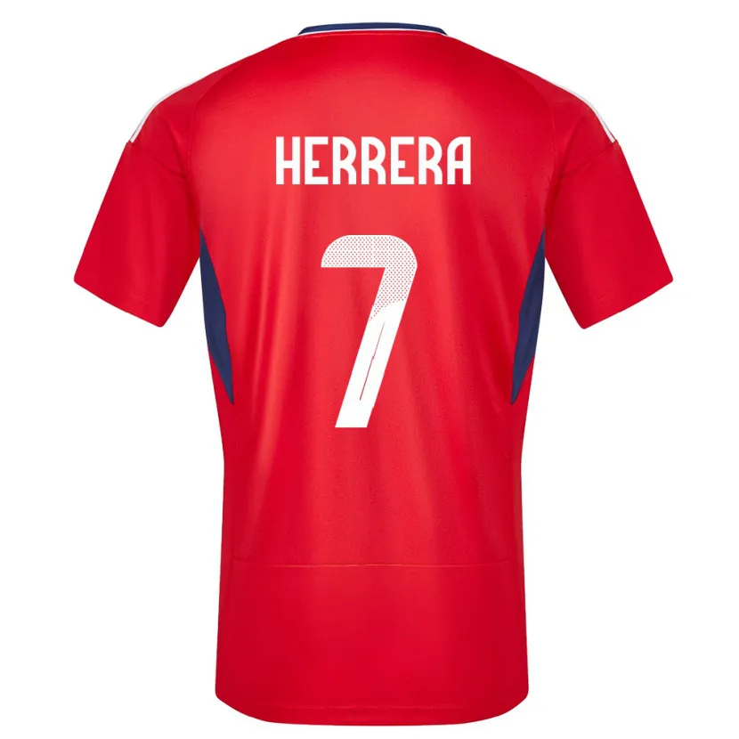 Danxen Niño Camiseta Costa Rica Melissa Herrera #7 Rojo 1ª Equipación 24-26 La Camisa