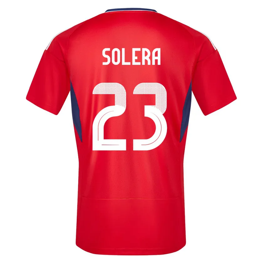Danxen Niño Camiseta Costa Rica Daniela Solera #23 Rojo 1ª Equipación 24-26 La Camisa