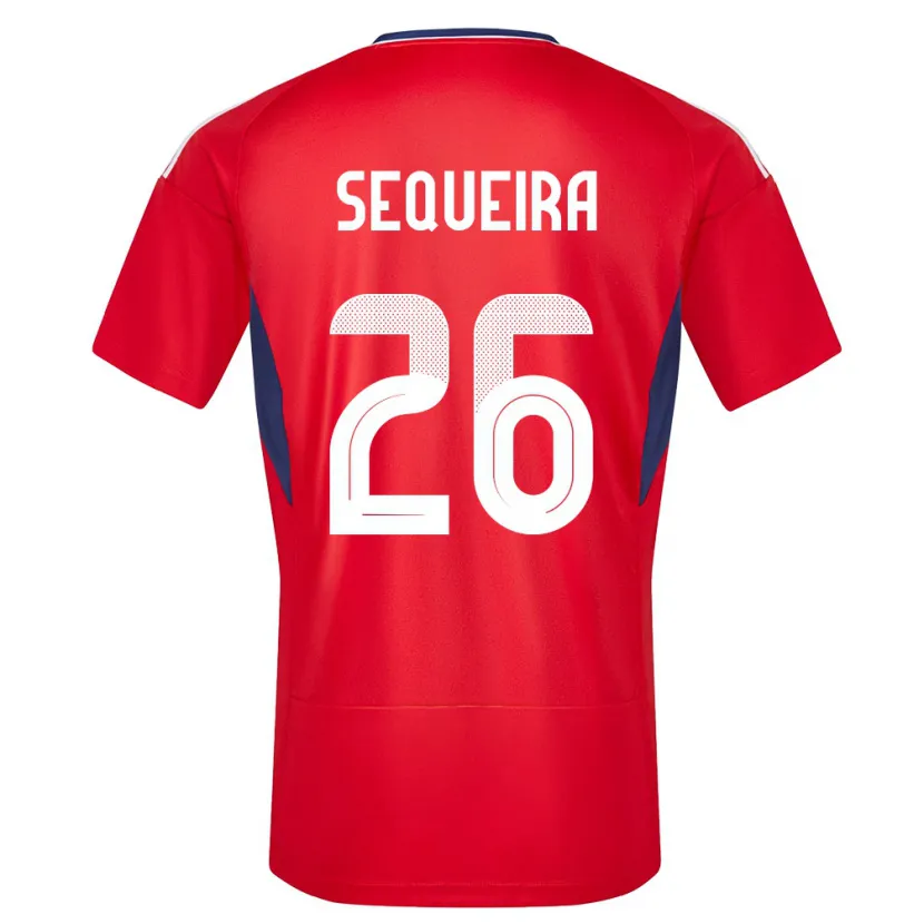 Danxen Niño Camiseta Costa Rica Douglas Sequeira #26 Rojo 1ª Equipación 24-26 La Camisa