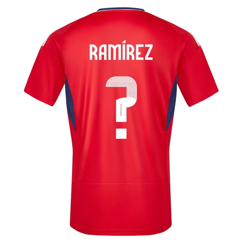 Danxen Niño Camiseta Costa Rica Walter Ramirez #0 Rojo 1ª Equipación 24-26 La Camisa