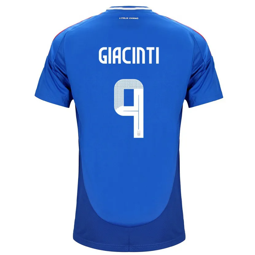Danxen Niño Camiseta Italia Valentina Giacinti #9 Azul 1ª Equipación 24-26 La Camisa