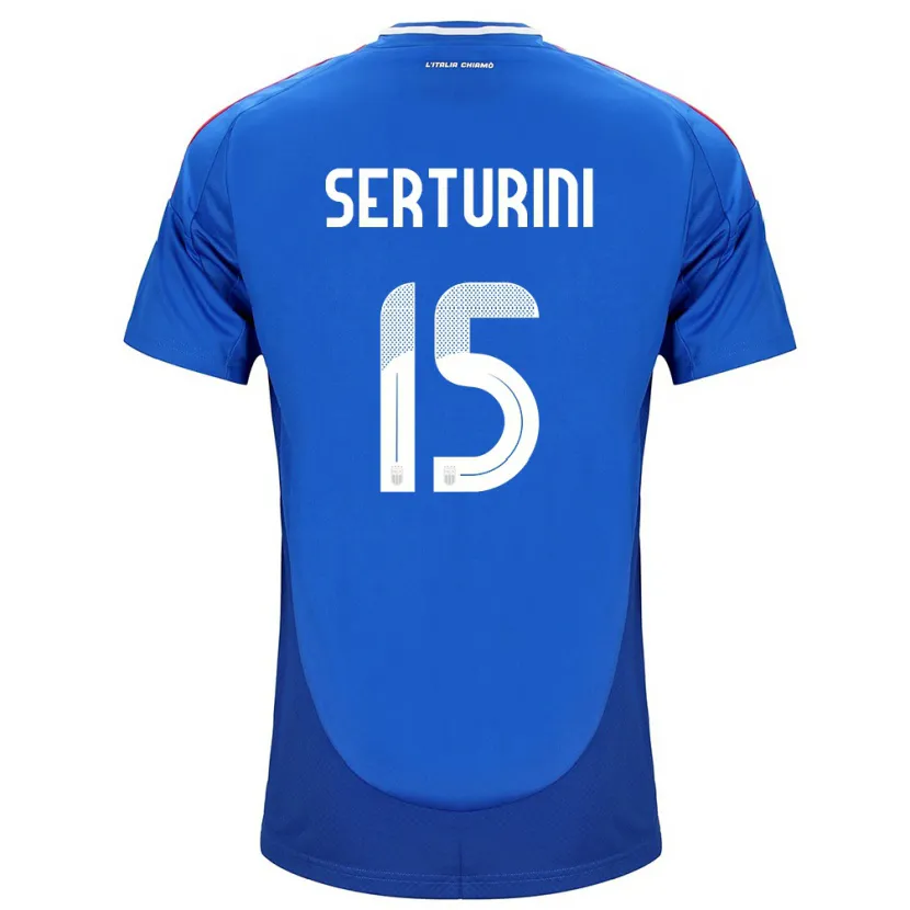 Danxen Niño Camiseta Italia Annamaria Serturini #15 Azul 1ª Equipación 24-26 La Camisa