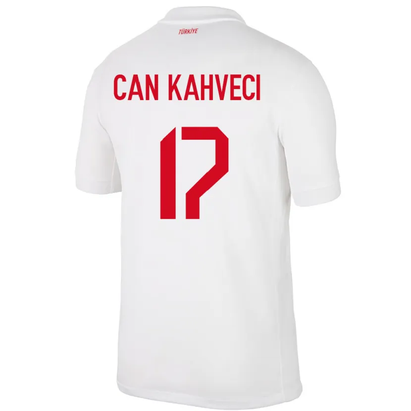 Danxen Niño Camiseta Turquía İrfan Can Kahveci #17 Blanco 1ª Equipación 24-26 La Camisa