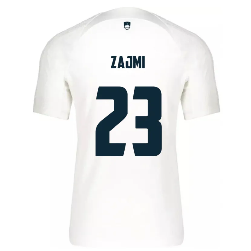 Danxen Niño Camiseta Eslovenia Luana Zajmi #23 Blanco 1ª Equipación 24-26 La Camisa