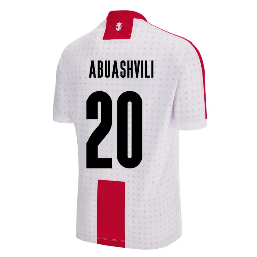 Danxen Niño Camiseta Georgia Giorgi Abuashvili #20 Blanco 1ª Equipación 24-26 La Camisa