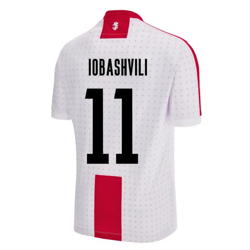 Danxen Niño Camiseta Georgia Jaduli Iobashvili #11 Blanco 1ª Equipación 24-26 La Camisa