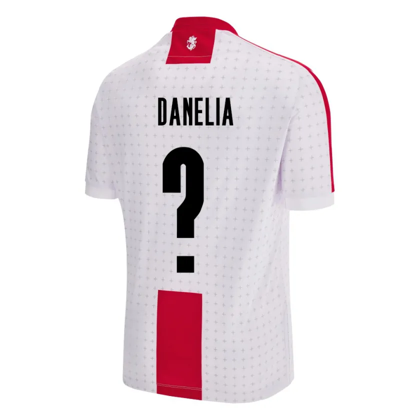 Danxen Niño Camiseta Georgia Reziko Danelia #0 Blanco 1ª Equipación 24-26 La Camisa