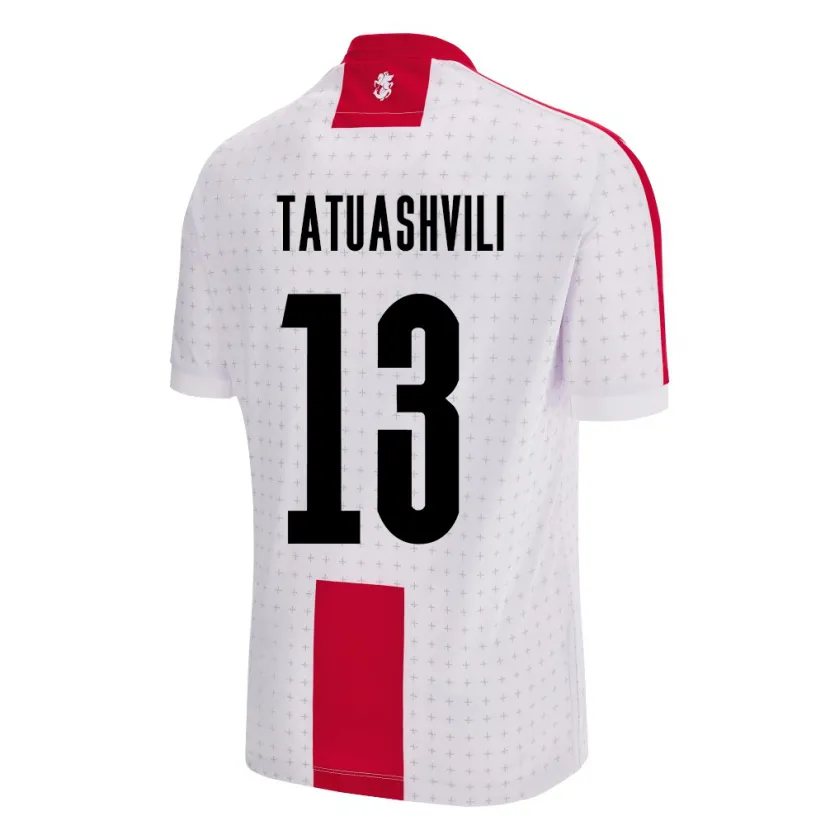 Danxen Niño Camiseta Georgia Tamar Tatuashvili #13 Blanco 1ª Equipación 24-26 La Camisa