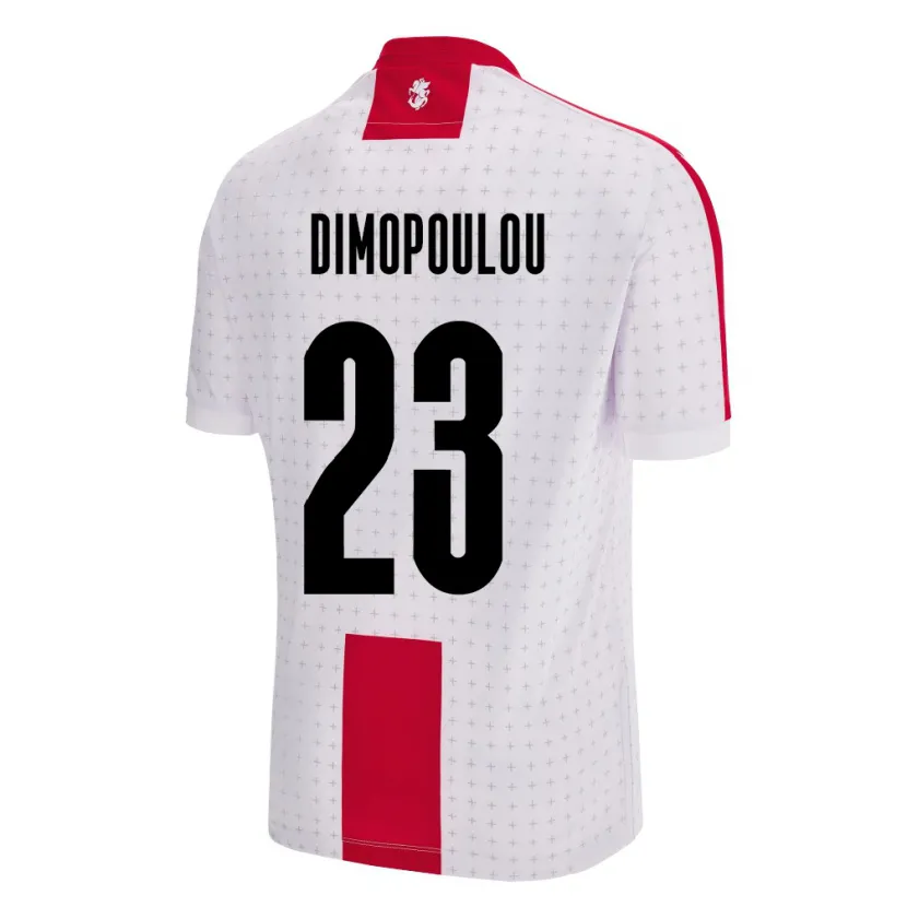 Danxen Niño Camiseta Georgia Salomi Dimopoulou #23 Blanco 1ª Equipación 24-26 La Camisa
