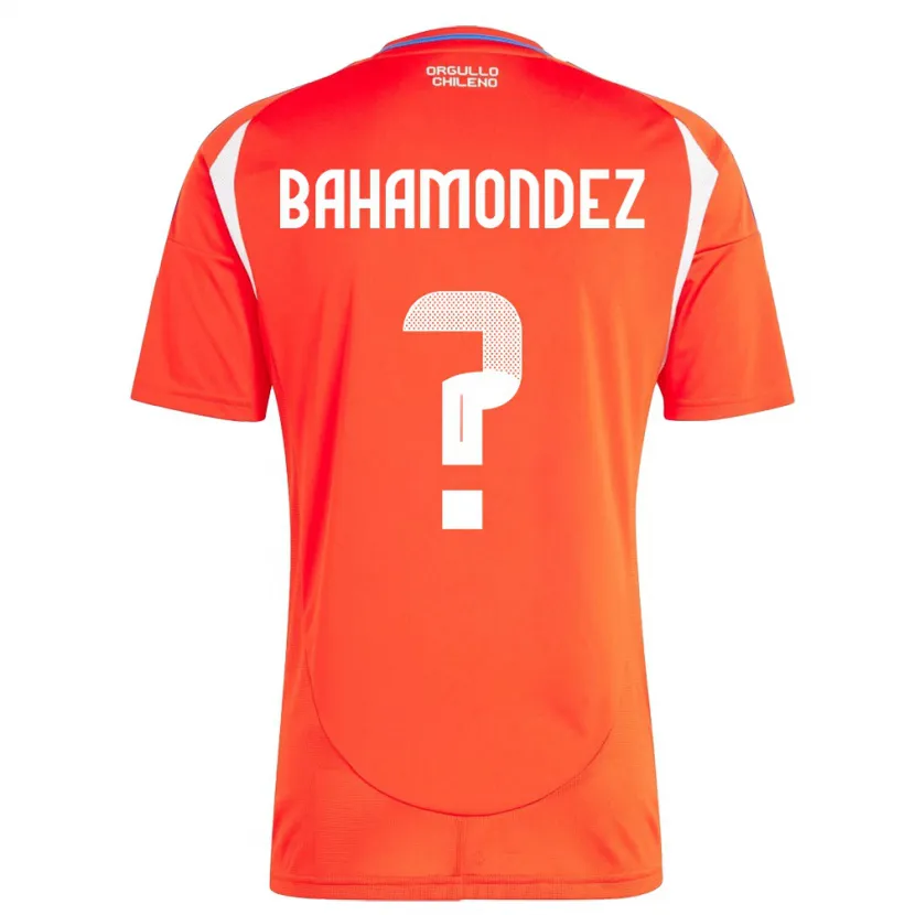 Danxen Niño Camiseta Chile Taizo Bahamondez #0 Rojo 1ª Equipación 24-26 La Camisa