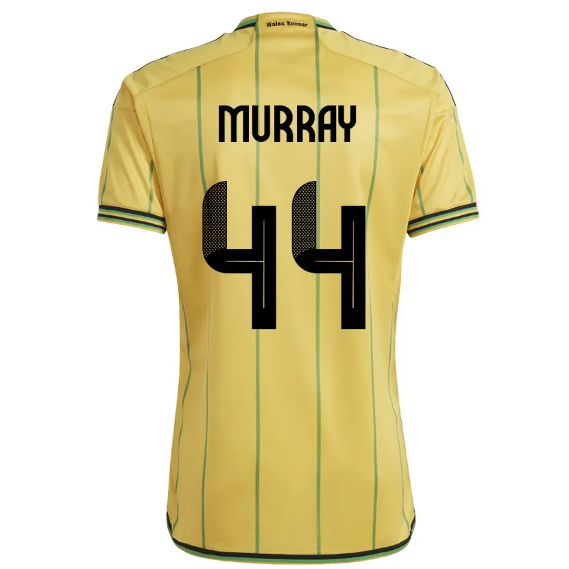 Danxen Niño Camiseta Jamaica Satara Murray #44 Amarillo 1ª Equipación 24-26 La Camisa