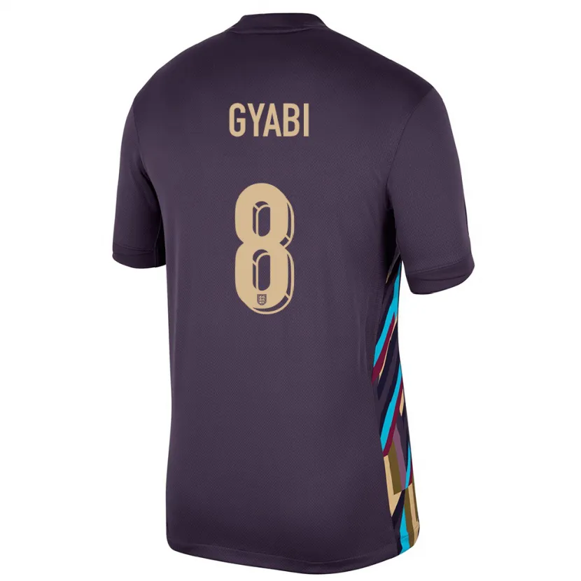 Danxen Niño Camiseta Inglaterra Darko Gyabi #8 Pasa Oscura 2ª Equipación 24-26 La Camisa