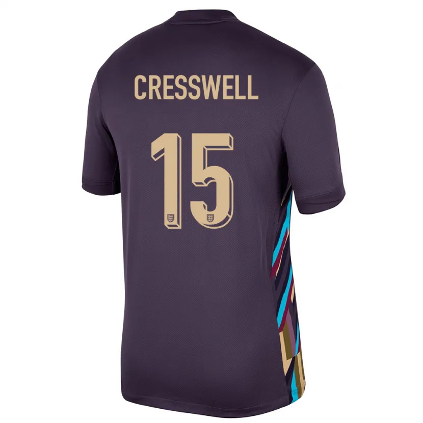 Danxen Niño Camiseta Inglaterra Charlie Cresswell #15 Pasa Oscura 2ª Equipación 24-26 La Camisa