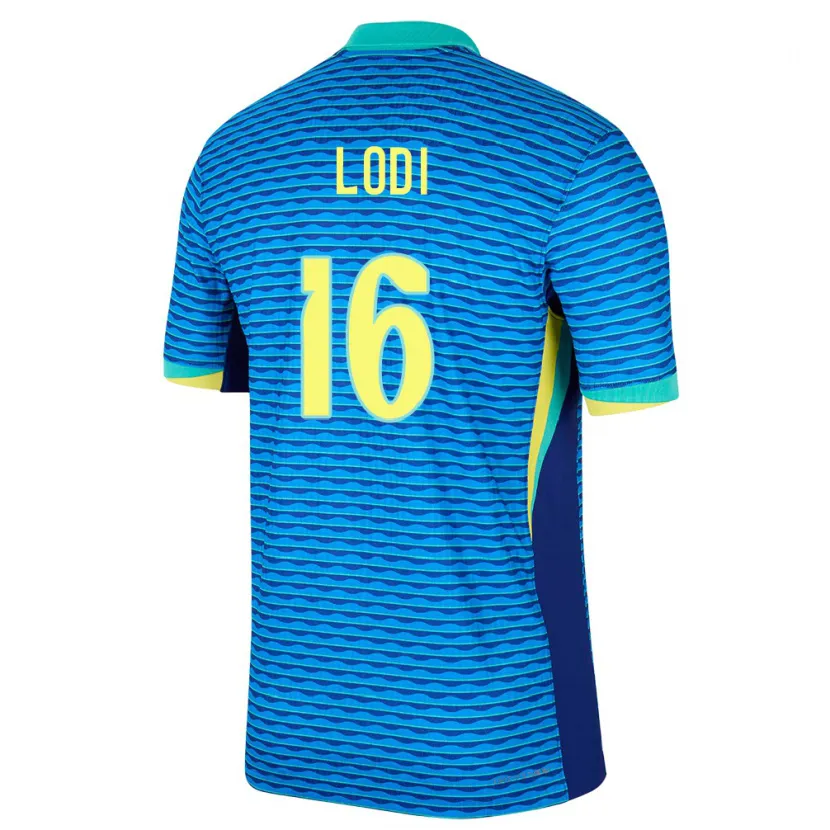 Danxen Niño Camiseta Brasil Renan Lodi #16 Azul 2ª Equipación 24-26 La Camisa