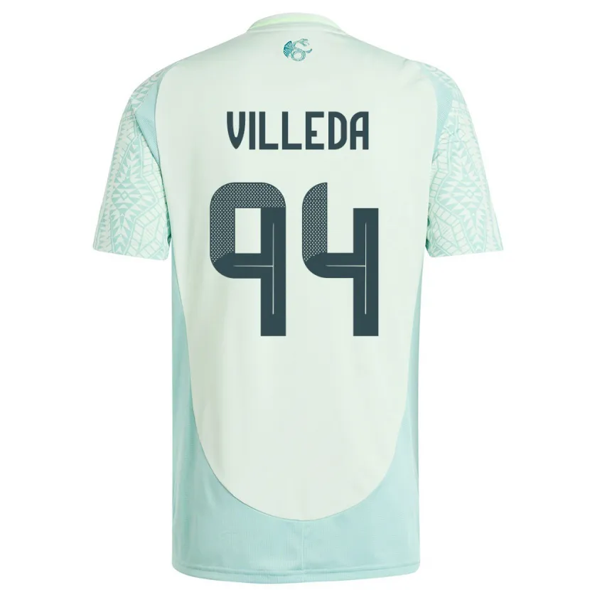 Danxen Niño Camiseta México Melany Villeda #94 Lino Verde 2ª Equipación 24-26 La Camisa
