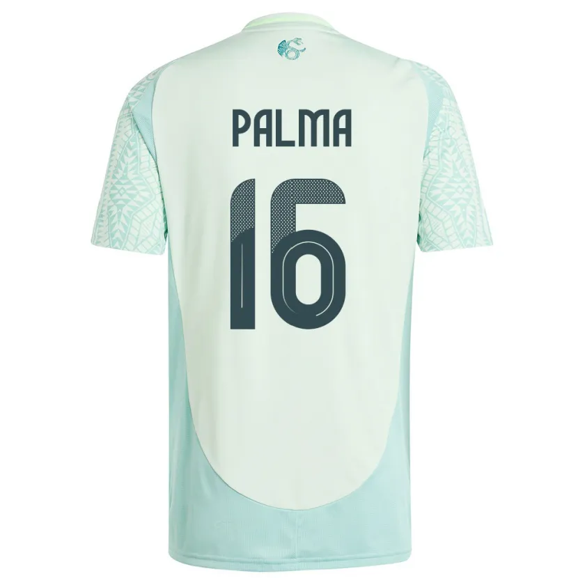 Danxen Niño Camiseta México Rafael Palma #16 Lino Verde 2ª Equipación 24-26 La Camisa