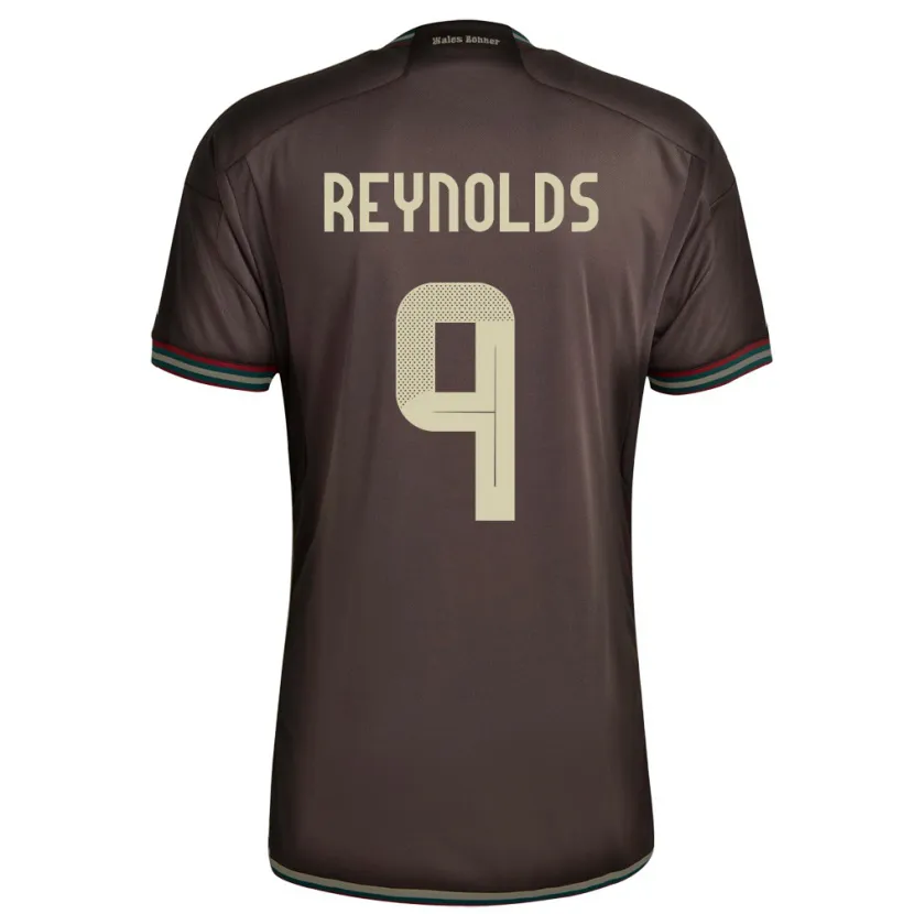Danxen Niño Camiseta Jamaica Fabian Reynolds #9 Marrón Noche 2ª Equipación 24-26 La Camisa