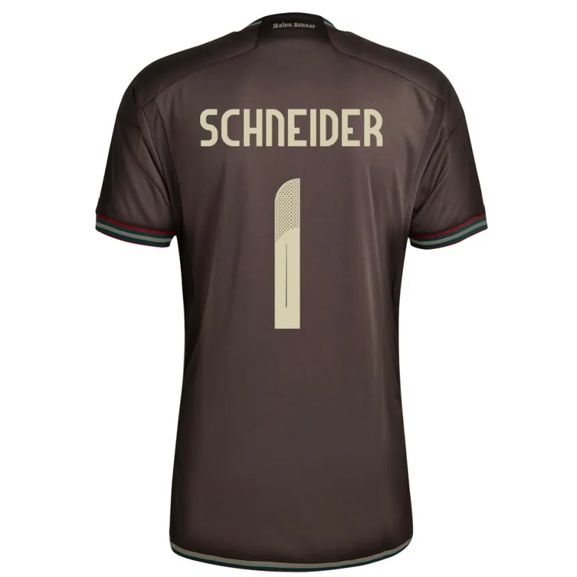 Danxen Niño Camiseta Jamaica Sydney Schneider #1 Marrón Noche 2ª Equipación 24-26 La Camisa