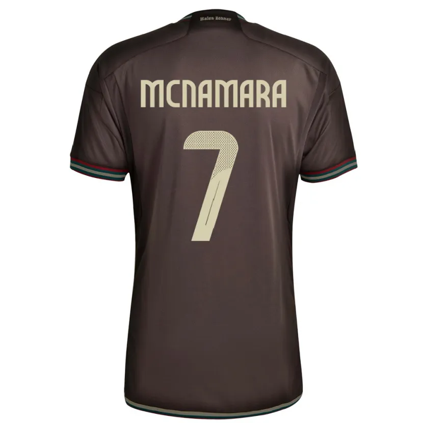Danxen Niño Camiseta Jamaica Peyton Mcnamara #7 Marrón Noche 2ª Equipación 24-26 La Camisa