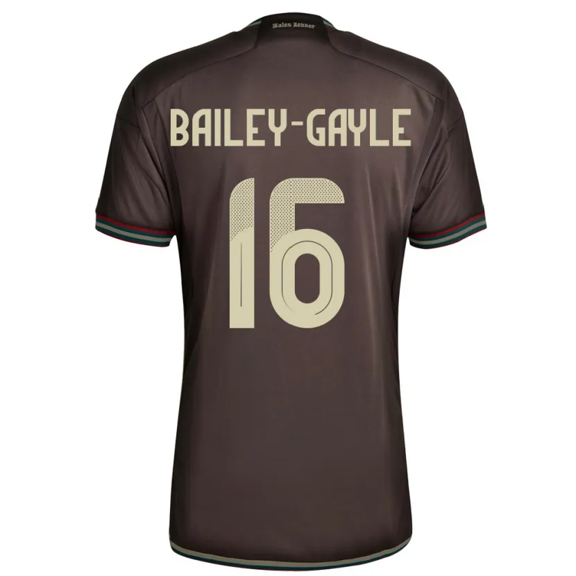 Danxen Niño Camiseta Jamaica Paige Bailey-Gayle #16 Marrón Noche 2ª Equipación 24-26 La Camisa