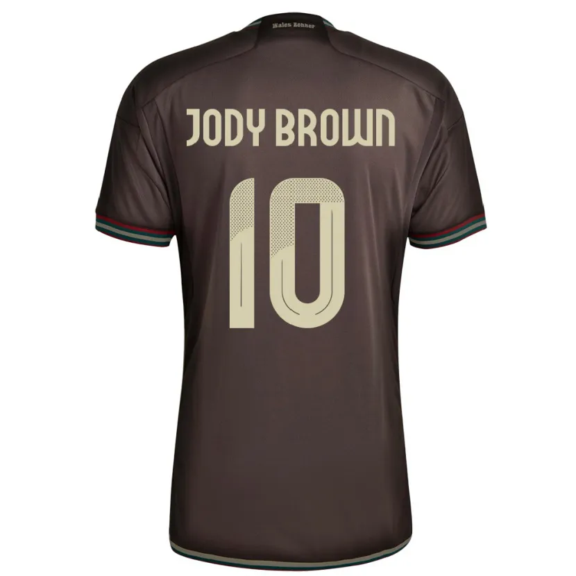 Danxen Niño Camiseta Jamaica Jody Brown #10 Marrón Noche 2ª Equipación 24-26 La Camisa