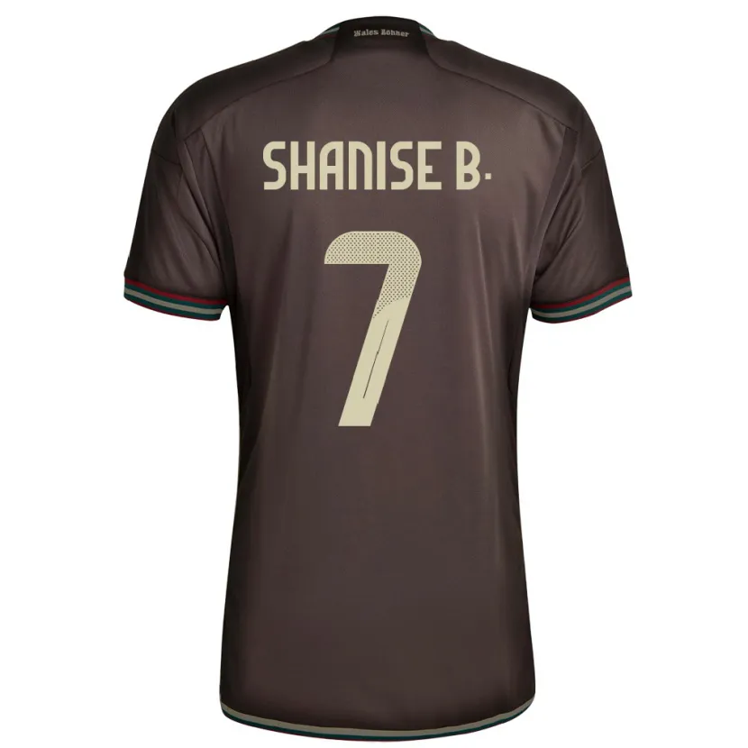 Danxen Niño Camiseta Jamaica Shanise Buckley #7 Marrón Noche 2ª Equipación 24-26 La Camisa