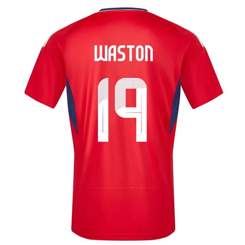 Danxen Hombre Camiseta Costa Rica Kendall Waston #19 Rojo 1ª Equipación 24-26 La Camisa