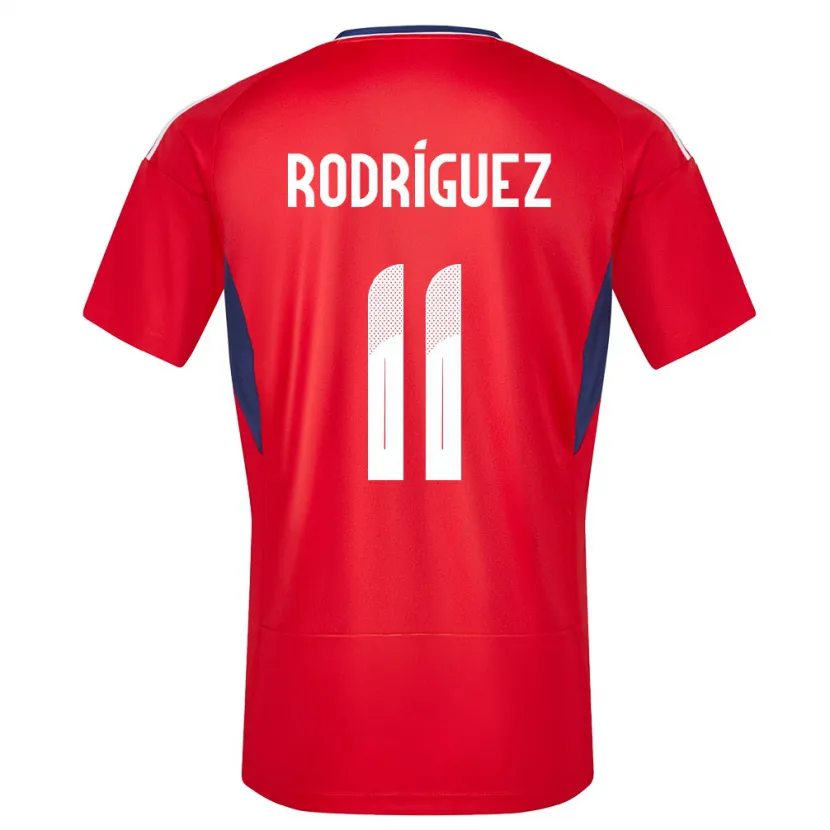 Danxen Hombre Camiseta Costa Rica Raquel Rodriguez #11 Rojo 1ª Equipación 24-26 La Camisa