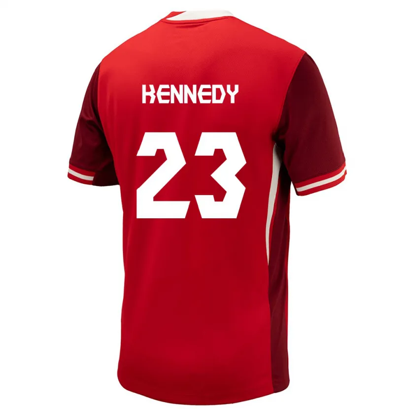 Danxen Hombre Camiseta Canadá Scott Kennedy #23 Rojo 1ª Equipación 24-26 La Camisa