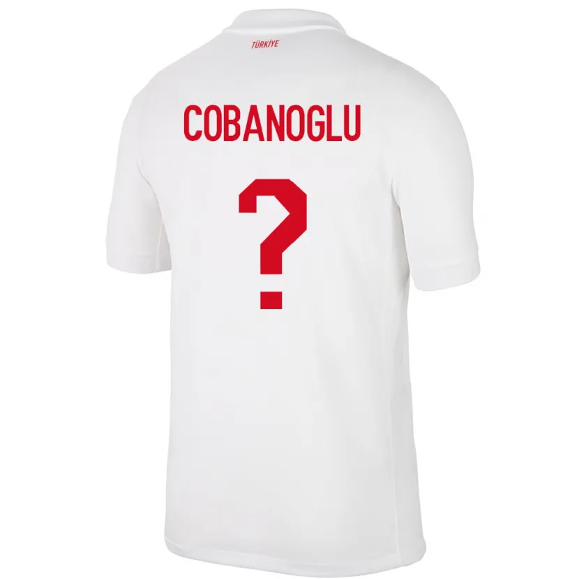 Danxen Hombre Camiseta Turquía Ahmet Çobanoğlu #0 Blanco 1ª Equipación 24-26 La Camisa