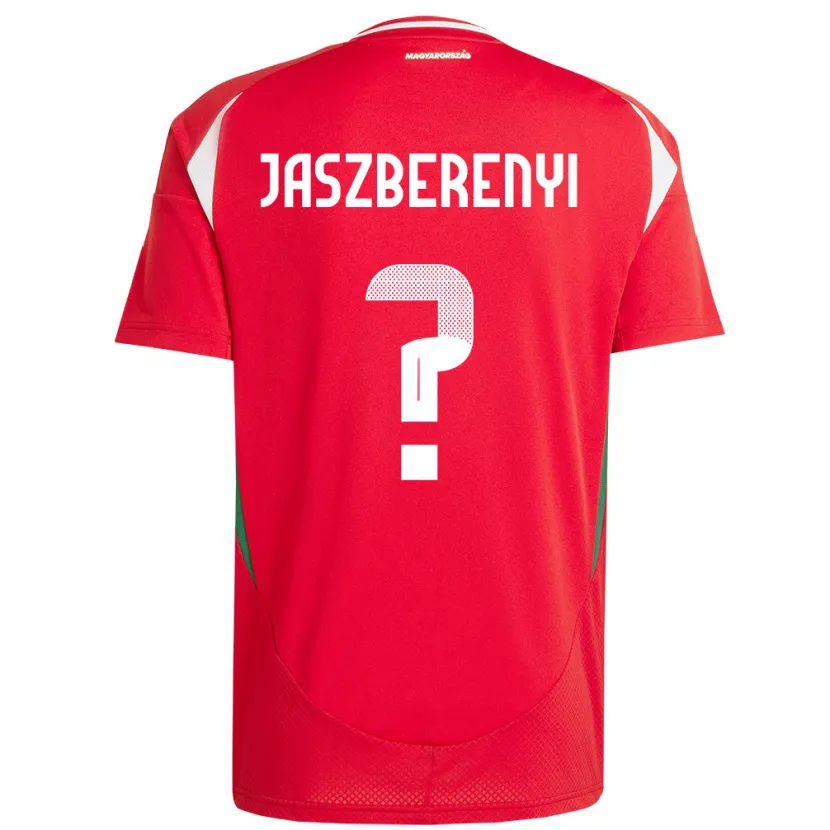 Danxen Hombre Camiseta Hungría Péter Jászberényi #0 Rojo 1ª Equipación 24-26 La Camisa