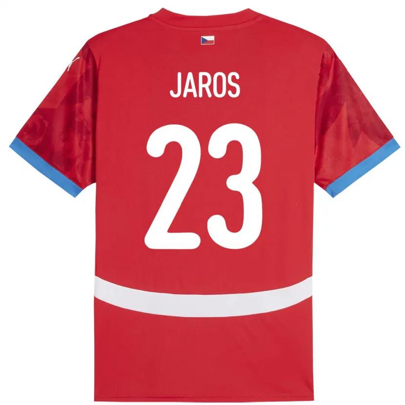 Danxen Hombre Camiseta Chequia Vitezslav Jaros #23 Rojo 1ª Equipación 24-26 La Camisa