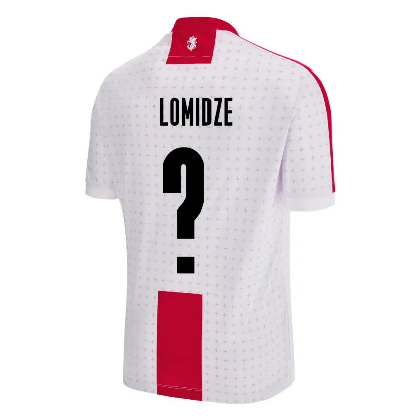 Danxen Hombre Camiseta Georgia Giorgi Lomidze #0 Blanco 1ª Equipación 24-26 La Camisa